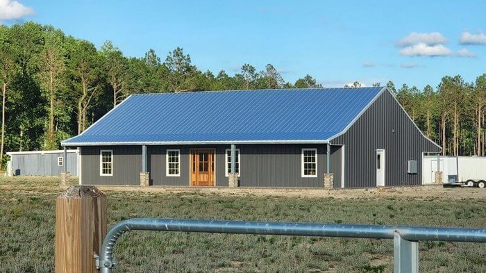 Photo of a Metal Barndominium