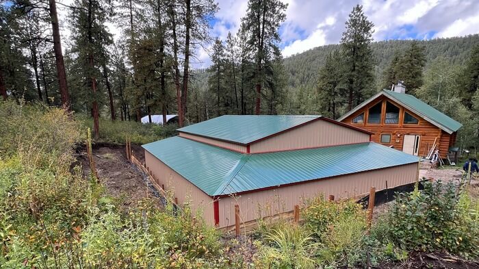 Photo of a Metal Barndominium