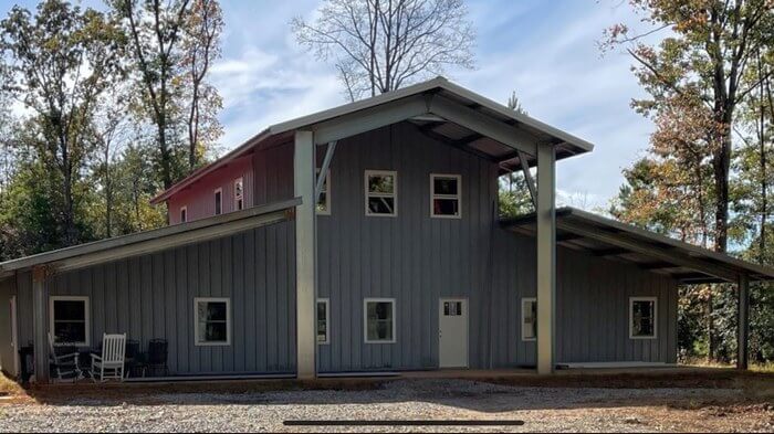 Photo of a Metal Barndominium