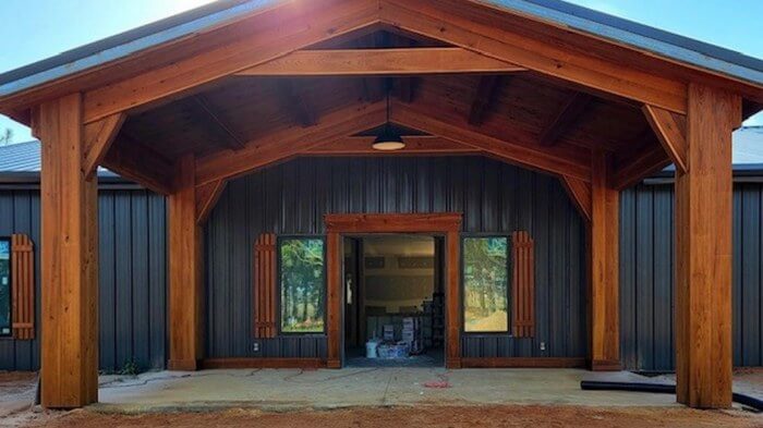 Photo of a Metal Barndominium