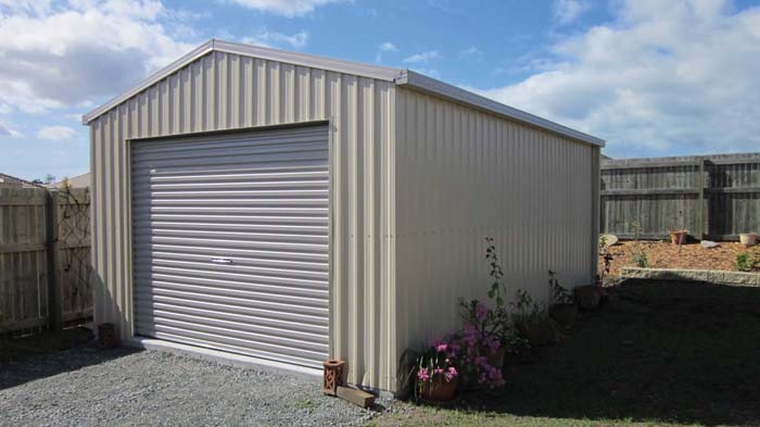 Photo of a Metal Garage