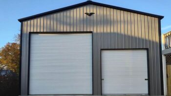 Photo of a Metal Garage