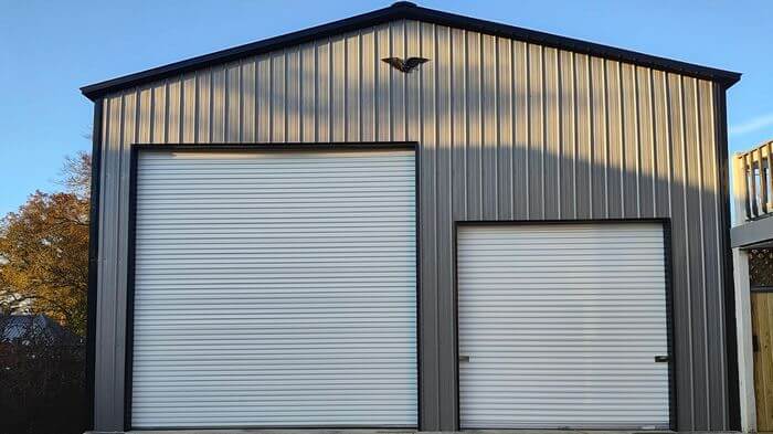 Photo of a Metal Garage