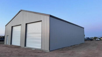 Photo of a Metal Garage