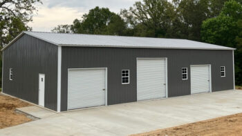 Photo of a Metal Garage