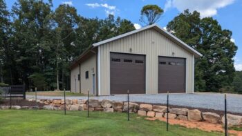 Photo of a Metal Garage