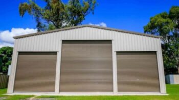 Photo of a Metal Garage