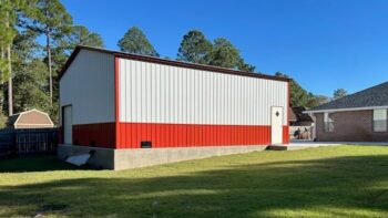 Photo of a Metal Garage