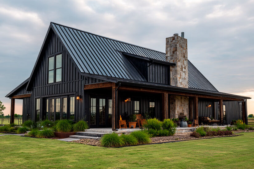 Image for Black Barndominium: Design Ideas, Costs & Build Guide (2026) post