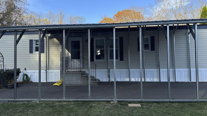 Photo of Metal Buildings with Lean-To
