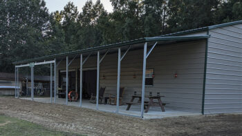 Photo of Metal Buildings with Lean-To