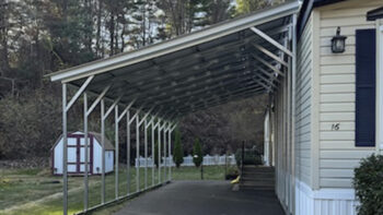 Photo of Metal Buildings with Lean-To