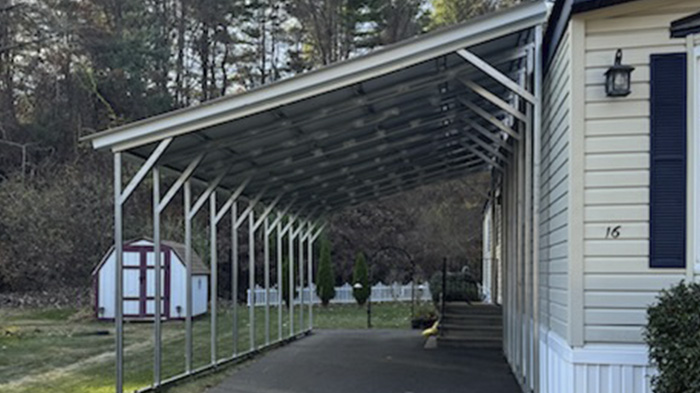 Photo of Metal Buildings with Lean-To