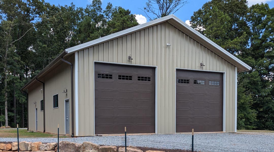 24x20x10 Two Car Garage