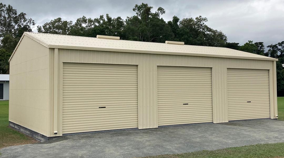 24x40x10 Side Entry Steel Garage