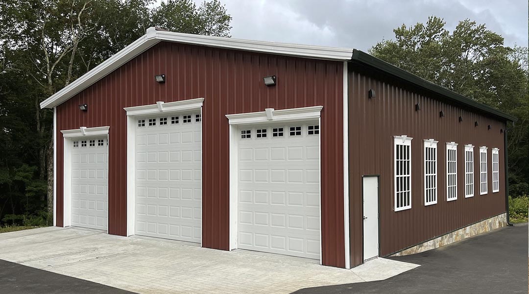 24x40x10 Three Car Garage