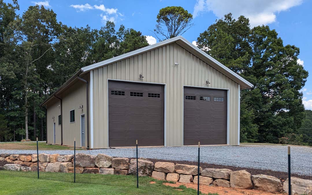 24x20x10 Two Car Garage