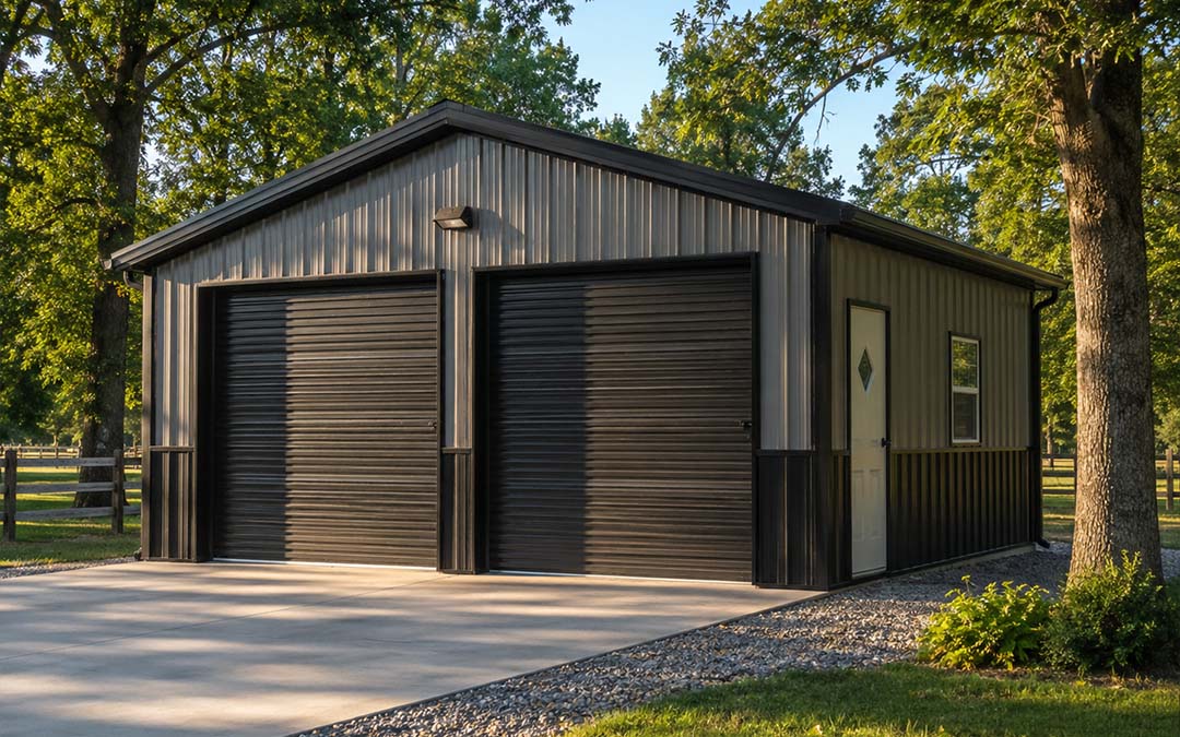 24x20x10 Two Car Garage