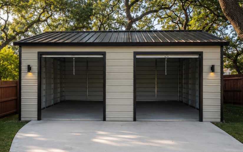 24x36x10 Two Car Garage