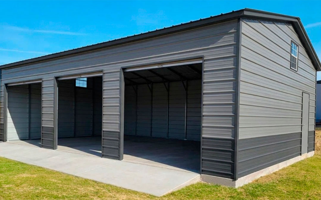 24x40x10 Three Car Garage