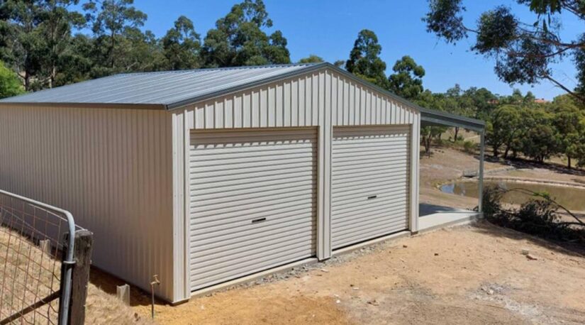 28x40x10 Side Entry Steel Garage