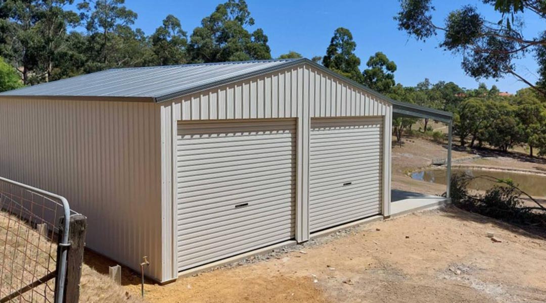 28x40x10 Side Entry Steel Garage