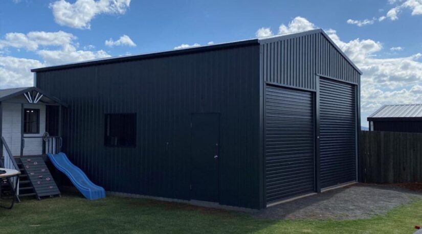 30x20x10 Two Car Metal Garage