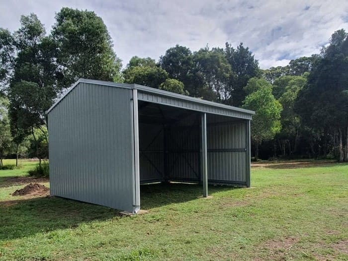 10x24 Two-Stall Horse Barn