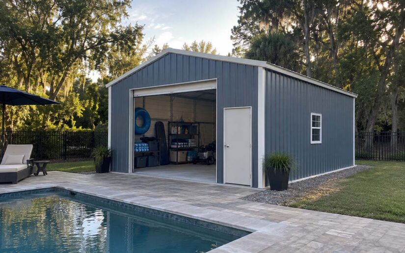 16x30 Metal Utility Workshop