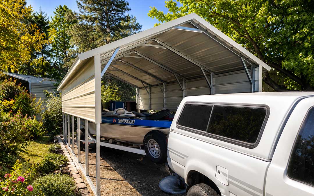 16x40x12 Standard RV Carport