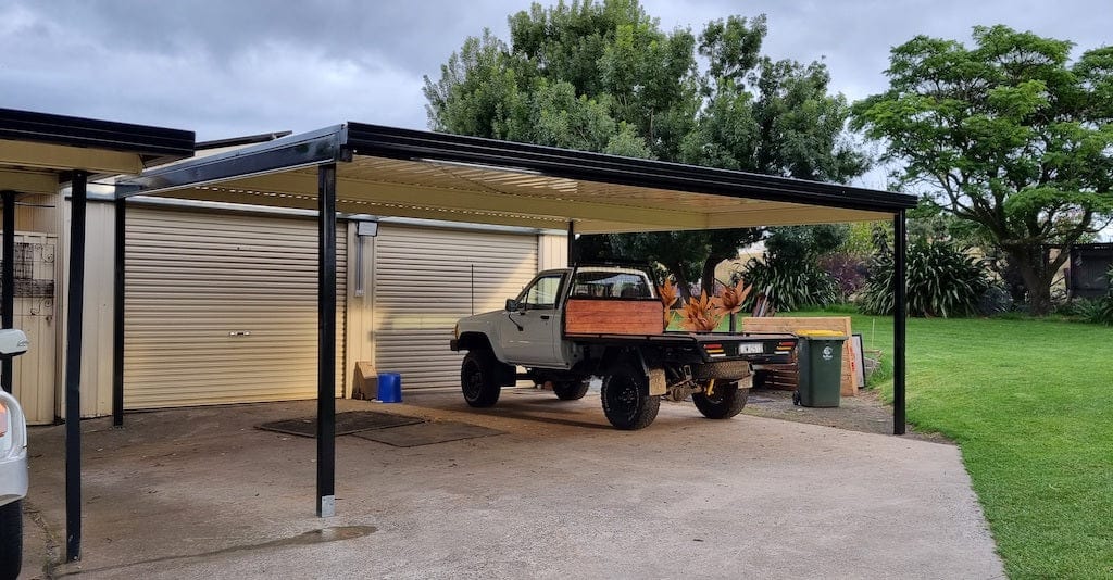 20x20x7 Two Car Carport