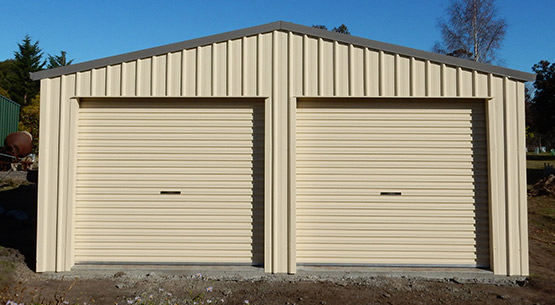 24x25x10 Two Car Shed