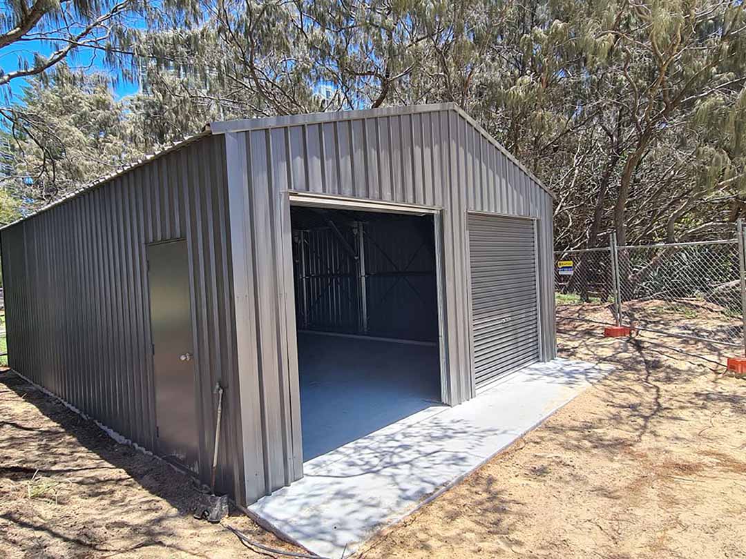 24x25x10 Two Car Shed