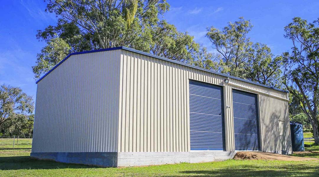 24x30x10 Two Car Shed