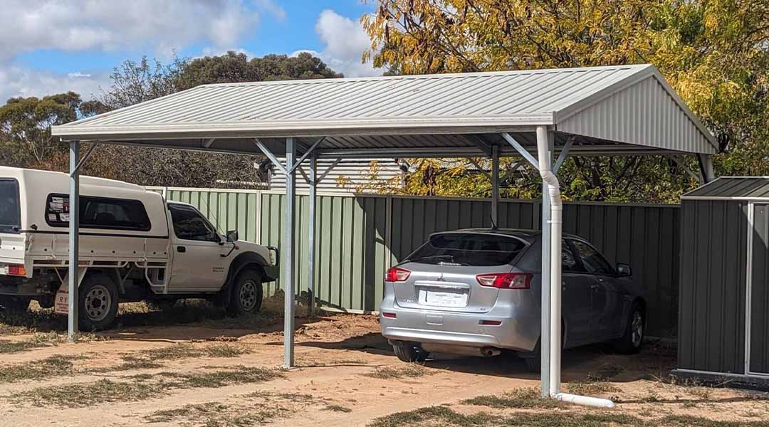 26x30x10 Double Carport