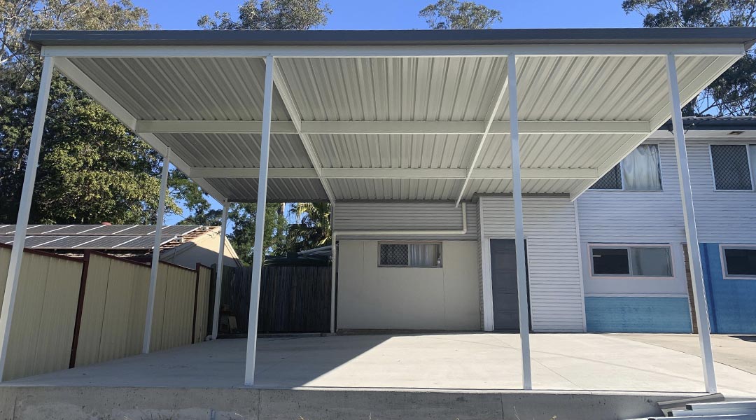 30×30 Vertical Roof Carport