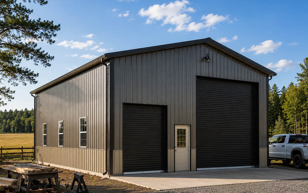 34x40x15 Commercial Style Workshop