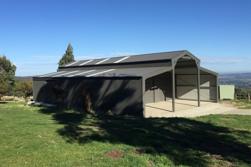 36x20x12 Drop Down Roof Barn