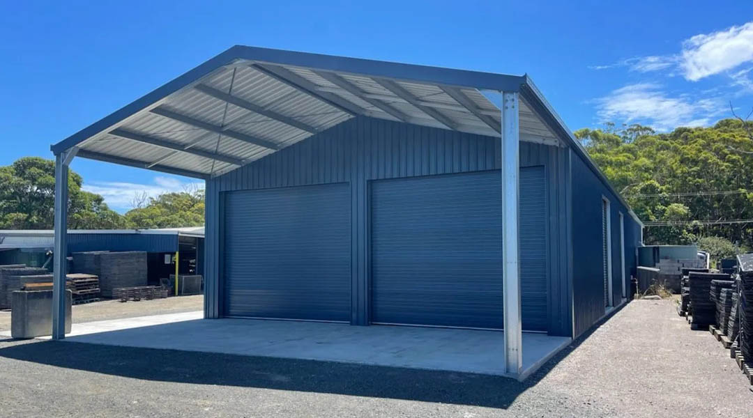 36x30x12 Metal Shed with Lean-To