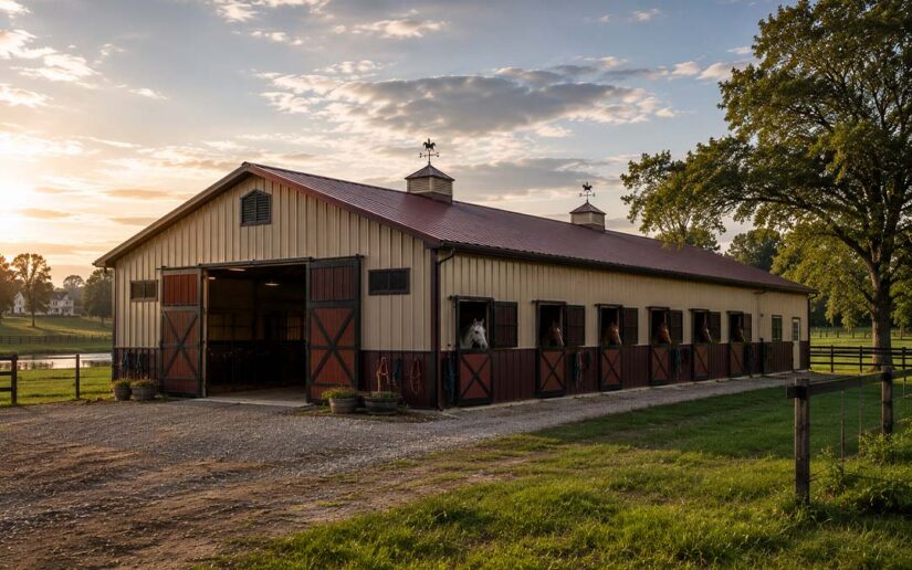 38x64 Expanded Stable Barn