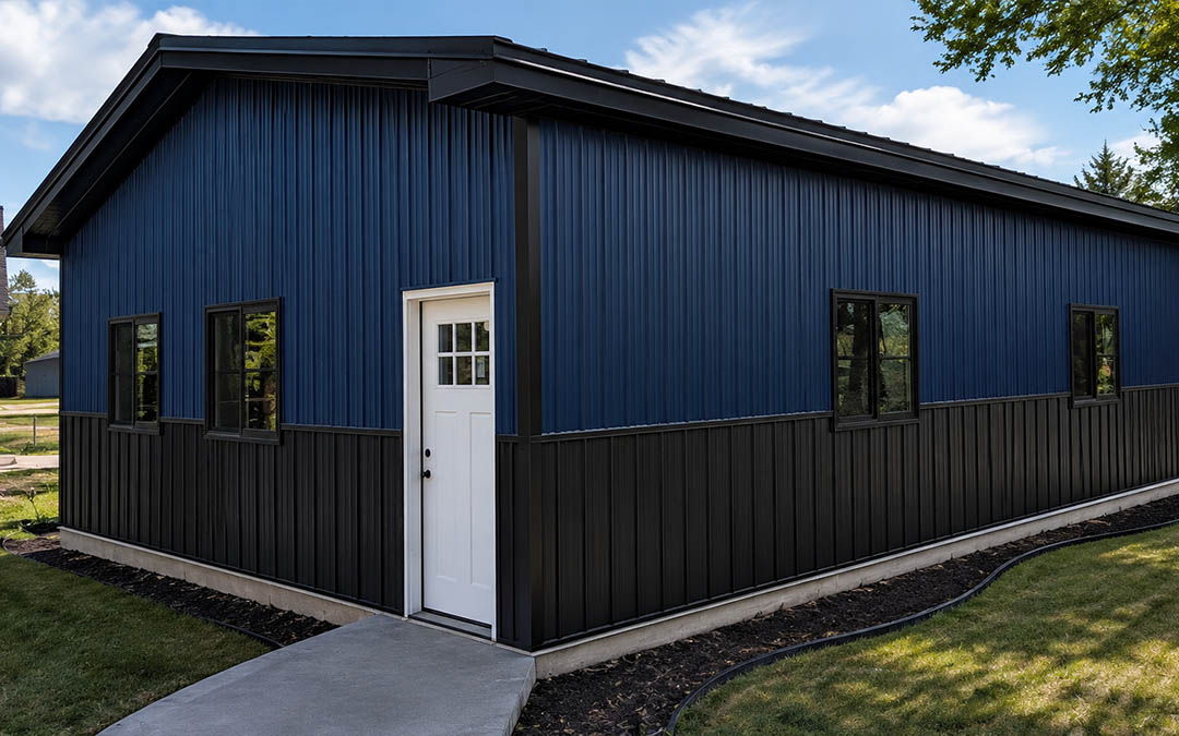 40x40 Steel Home Layout