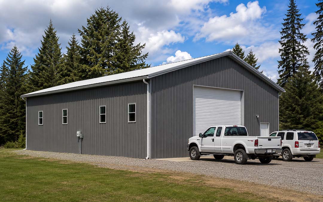 40x40 Steel Workshop Building