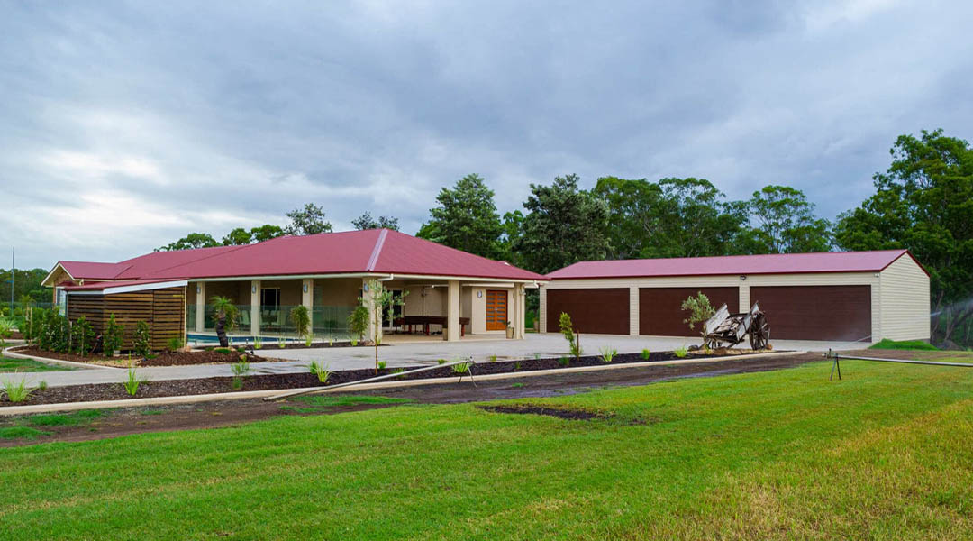 40x40 Two-Bedroom Barndominium with Two-Car Garage