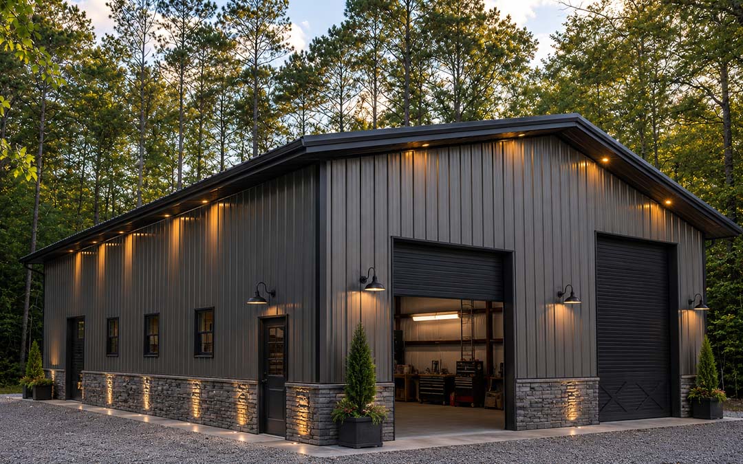 60x40 Modern Steel Barndominium
