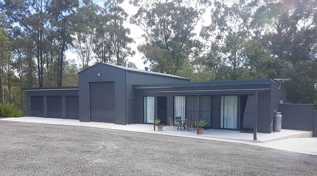 60x60 Contemporary Steel Barndominium