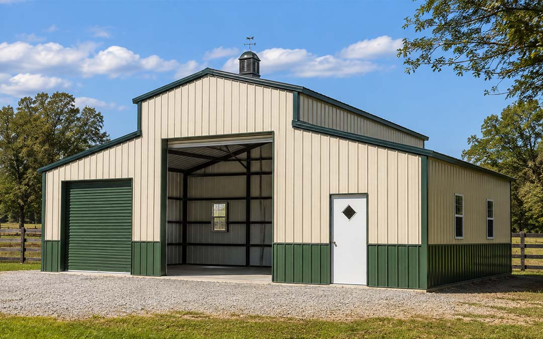 24x30x13 Step-Down Barn