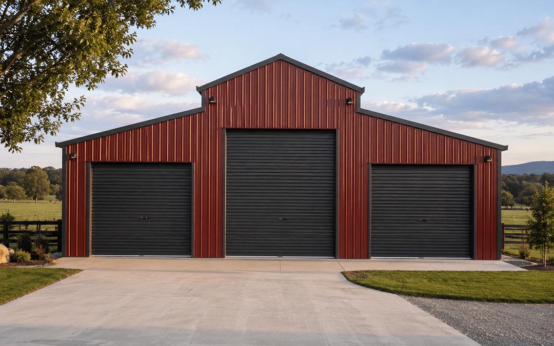 58x50 Red Barn Building