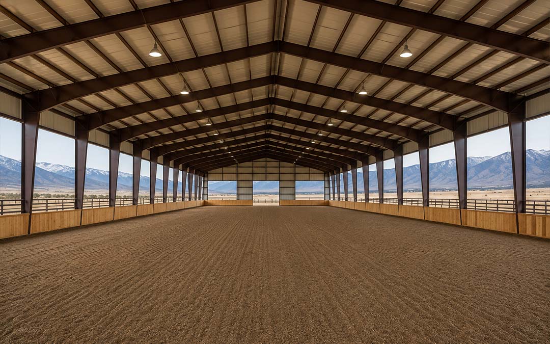 70x200 Steel Dressage Arena
