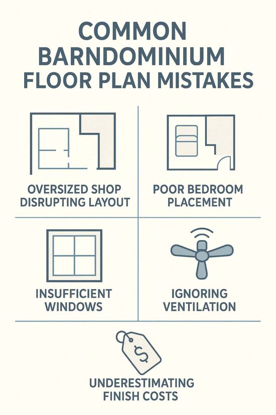 Common Mistakes to Avoid When Planning a Barndominium