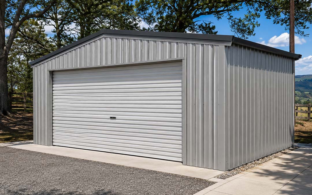 10x20 Extended Steel Utility Shed